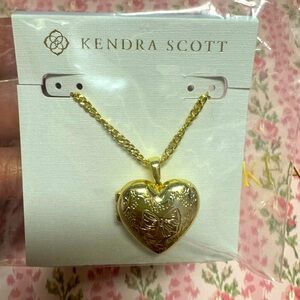 LoveShackFancy x Kendra Scott Heart Locket necklace